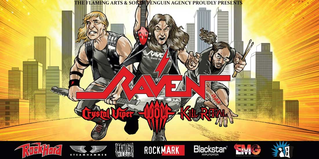Wildfire Music UG | Konzert- und Tourneeveranstalter | RAVEN "Metal City Tour 2021"